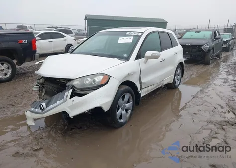 2009 Acura Rdx z USA, uszkodzony, nr VIN 5J8TB18279A005966
